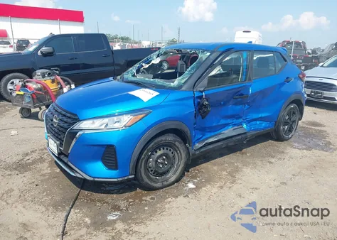 2022 Nissan Kicks S Xtronic Cvt z USA, uszkodzony, nr VIN 3N1CP5BV2NL506392